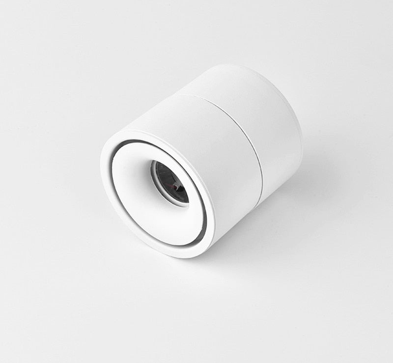 Folding Dimmable Cylindrical COB LED Downlights 9W 12W 15W LED Ceiling Spot lights AC85~265V LED Ceiling Lamps Indoor Lighting