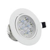 Super Bright Recessed LED Dimmable Downlight 9W 12W 15W 21W LED Spot light LED Recessed Ceiling Lamp AC 110V 220V AC85-265V
