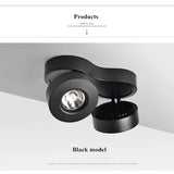 High quality adjustable bright 20W 30W LED downlight ceiling spotlight, COB lighting Spotlight