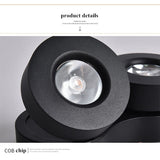 High quality adjustable bright 20W 30W LED downlight ceiling spotlight, COB lighting Spotlight