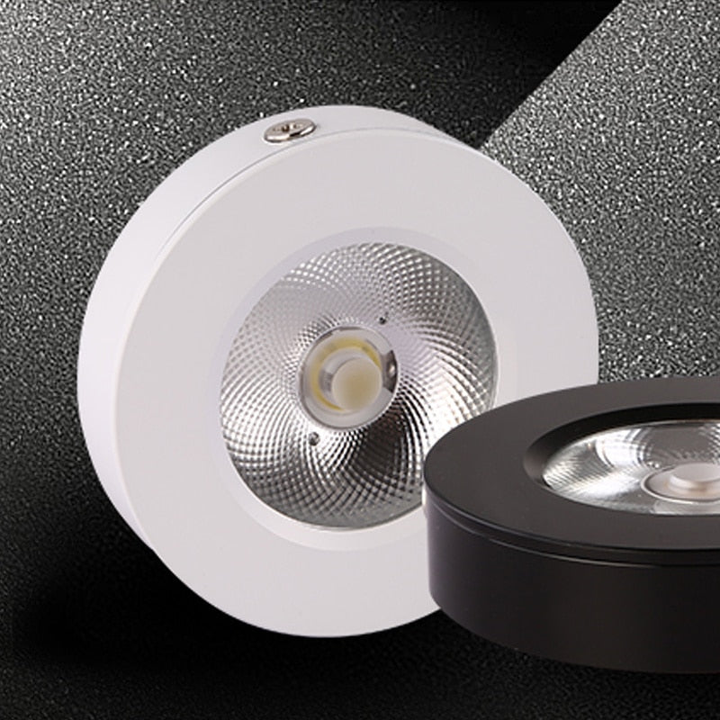 Ultra-thin Downlight Diameter 75mm 5W LED Spotlight Golden Black White Cabinet Light Corridor Surface Ceiling Lamp