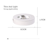 Ultra-thin Downlight Diameter 75mm 5W LED Spotlight Golden Black White Cabinet Light Corridor Surface Ceiling Lamp