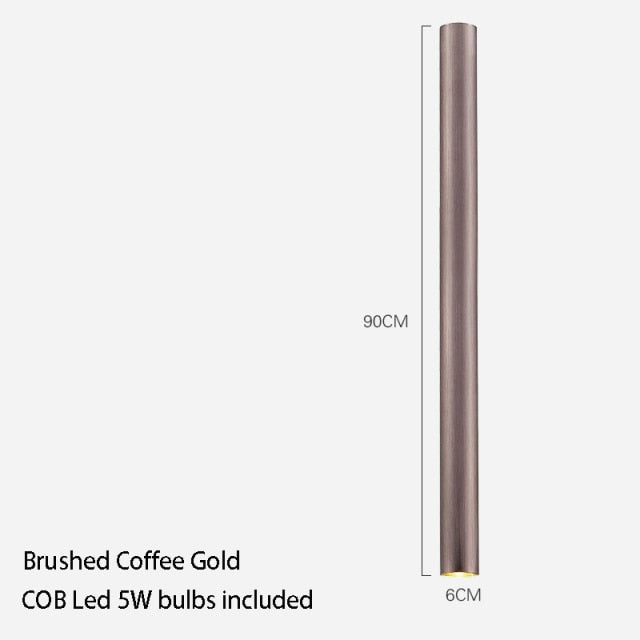 Led Downlight Long Tube Surface Mounted Led Spot Modern Aluminum Spot Light Indoor Living Room Kitchen Store Office Ceiling Lamp