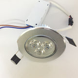 Ceiling downlight Epistar LED round ceiling lamp Recessed Spot light 1pcs/lot 3W AC85-265V for home illumination