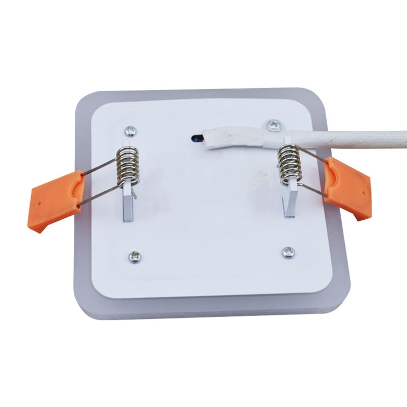 New Design LED Panel Downlight 6W 9W 16W 3 Model LED Panel Light AC85-265V Recessed Ceiling Lamp Aluminum Acrylic Painel Lights