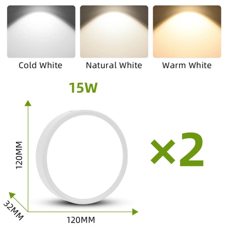 Led Downlights Foldable LED Spotlight  7/10/15/25W Spot Ceiling Lights Surface Mounted Lamp For Bathroom Kitchen Indoor Lighting