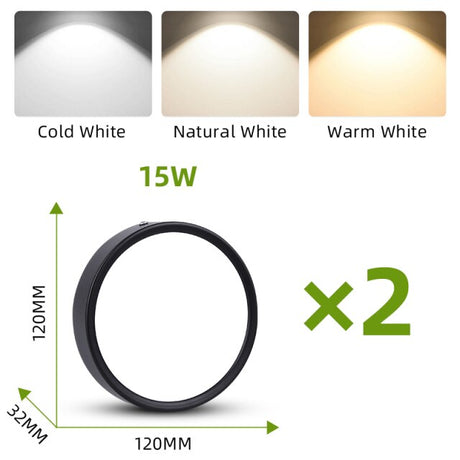 Led Downlights Foldable LED Spotlight  7/10/15/25W Spot Ceiling Lights Surface Mounted Lamp For Bathroom Kitchen Indoor Lighting