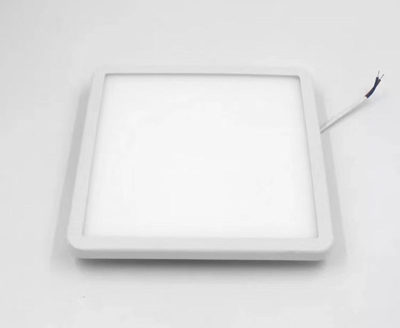 Ultra Thin Square LED Panel Light 6W 8W 15W 20W Aluminum Round Ceiling Recessed Downlight Open Hole Adjustable AC220V-240V