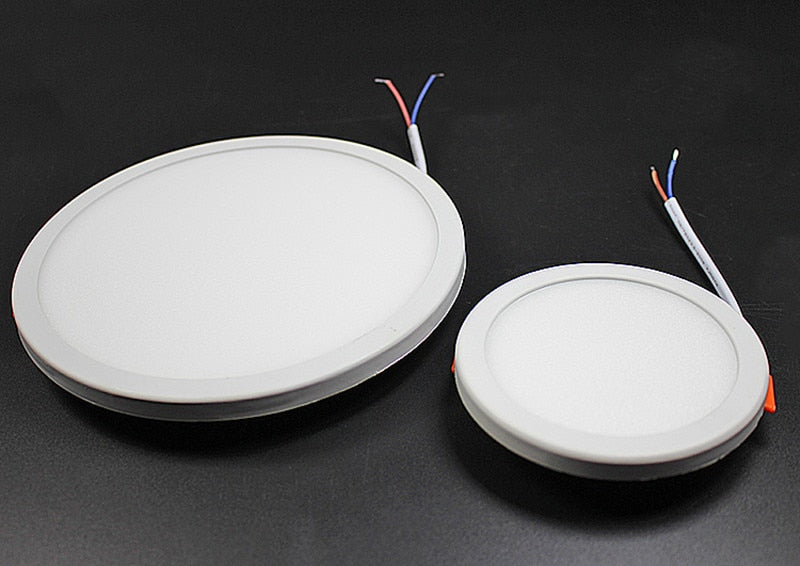Ultra Thin Square LED Panel Light 6W 8W 15W 20W Aluminum Round Ceiling Recessed Downlight Open Hole Adjustable AC220V-240V