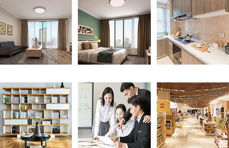 2021 LED Panel Circle Ring Light SMD2835 12W 18W 24W 36W LED Round /Square Ceiling decoration Ceiling Lamp AC 220V downlight