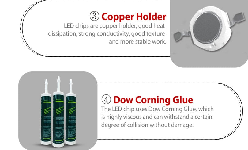 LED 3W High Power 10pcs 1W LED Chip Light Beads Cold White Warm White Red Green Blue Yellow For SpotLight Downlight Lamp Bulb