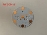 LED PCB Chip beads 1W 3W 5W 7W 9W 12W 15W 18W 10PCS High Power Heat Sink Aluminum 23MM 32MM 78MM 90MM 100M Base Plate Downlight