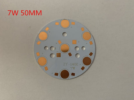 LED PCB Chip beads 1W 3W 5W 7W 9W 12W 15W 18W 10PCS High Power Heat Sink Aluminum 23MM 32MM 78MM 90MM 100M Base Plate Downlight