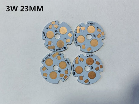 LED PCB Chip beads 1W 3W 5W 7W 9W 12W 15W 18W 10PCS High Power Heat Sink Aluminum 23MM 32MM 78MM 90MM 100M Base Plate Downlight