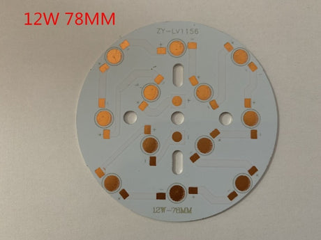 LED PCB Chip beads 1W 3W 5W 7W 9W 12W 15W 18W 10PCS High Power Heat Sink Aluminum 23MM 32MM 78MM 90MM 100M Base Plate Downlight