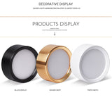 Surface Mounted LED Downlight 5W 7W 9W 12W 15W 18W 220V Ceiling Lamps Ultra Thin Driverless LED Spot Lights Book Rack Lighting