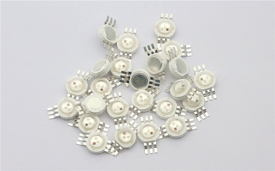 Real Full Watt 1W 3W High Power LED lamp Bulb Diodes SMD 110-120LM LEDs Chip For 10 -1000 pcs 3W - 18W Spot light Downlight