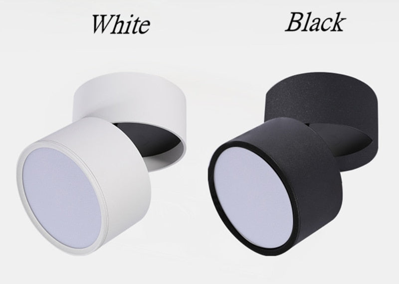 2021 New Style Anti-glare Dimmable Surface Mounted Rotating LED Downlight 20W 15W 10W Epistar Spot Light Ceiling Lamp AC90-260V