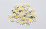 LED COB Lamp Chip 1W 3W 3.2-3.6V 10-1000Pcs Input 100-220LM Mini LED Bulb Diode SMD For DIY LED Floodlight Spotlight Downlight