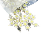 LED COB Lamp Chip 1W 3W 3.2-3.6V 10-1000Pcs Input 100-220LM Mini LED Bulb Diode SMD For DIY LED Floodlight Spotlight Downlight