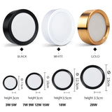 LED downlight 5W 7W 9W 12W 12V Ceiling Lamps Safety Voltage Ultra Thin Driverless led spot lights Ceiling Fixtures Lighting