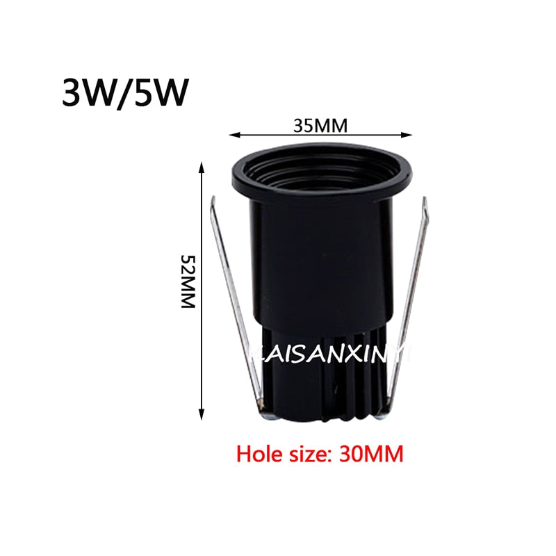 Mini LED Spot Downlights COB 3W 5W Recessed Led Spots 220v Dimmable Light for Ceiling Cabinet Showcase Loft Decorations