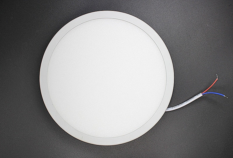 Ultra Thin LED Panel Light 6W 8W 15W 20W Aluminum Round Ceiling Recessed Downlight Open Hole Adjustable 85-265V  3000/4000/6000K