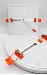 Ultra Thin Round/Square LED Panel Light 10W 18W 24W 36W Aluminum Ceiling Recessed Downlight AC 85-265V open hole adjustable