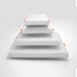 Ultra Thin Round/Square LED Panel Light 10W 18W 24W 36W Aluminum Ceiling Recessed Downlight AC 85-265V open hole adjustable