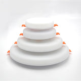 Ultra Thin Round/Square LED Panel Light 10W 18W 24W 36W Aluminum Ceiling Recessed Downlight AC 85-265V open hole adjustable