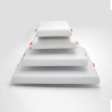 Ultra Thin Round/Square LED Panel Light 10W 18W 24W 36W Aluminum Ceiling Recessed Downlight AC 85-265V open hole adjustable