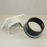 Recessed Waterproof IP65 Ceiling Downlights Round/Square Frame GU10/MR16 Lamp Base Holder Bathroom Spot Lighting Fitting Fixture