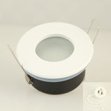 Recessed Waterproof IP65 Ceiling Downlights Round/Square Frame GU10/MR16 Lamp Base Holder Bathroom Spot Lighting Fitting Fixture