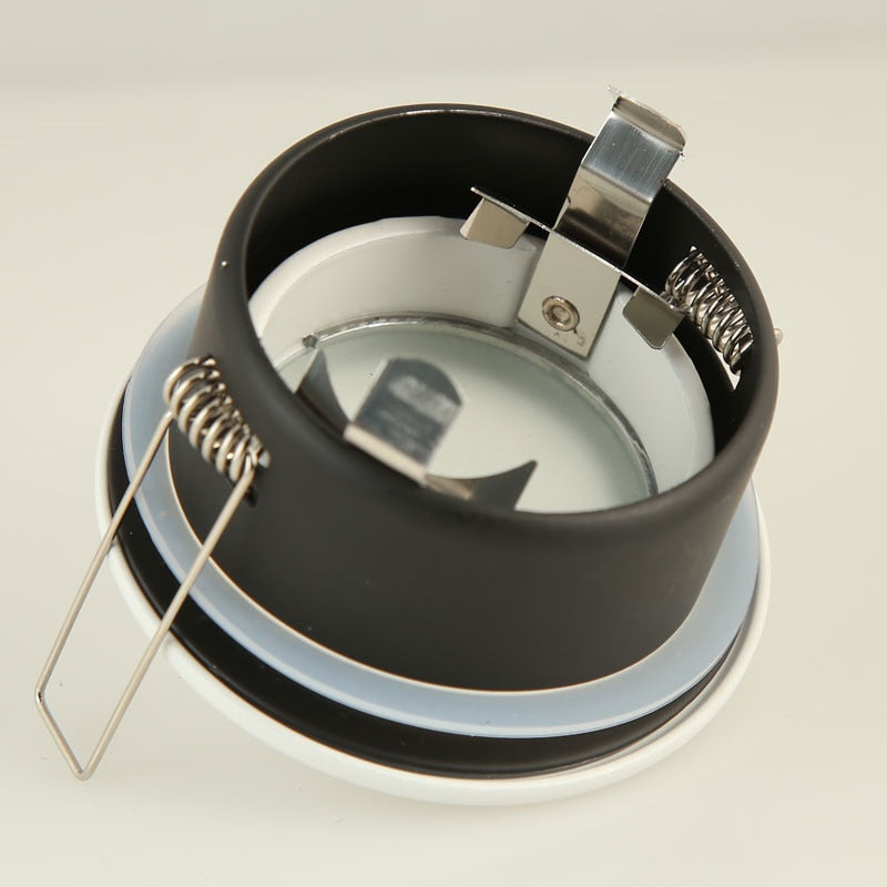 Recessed Waterproof IP65 Ceiling Downlights Round/Square Frame GU10/MR16 Lamp Base Holder Bathroom Spot Lighting Fitting Fixture