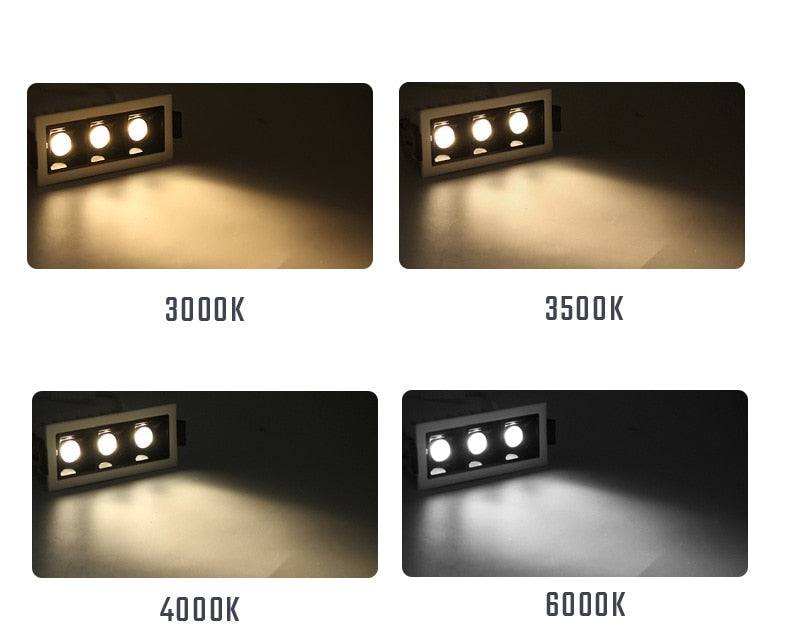 Dimmable LED Downlight Spot Light Line Light Bar 3W 6W 9W 15W 30W 45W Creative Linear Long Strip Living Room Corridor Recessed