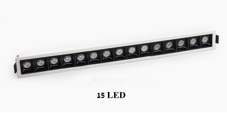 Dimmable LED Downlight Spot Light Line Light Bar 3W 6W 9W 15W 30W 45W Creative Linear Long Strip Living Room Corridor Recessed