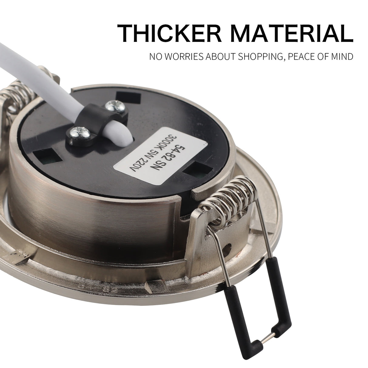 The New LED Downlight Spotlight Round Integrated Nickel Ceiling Downlight Angle Adjustable AC90-260V Home Office Hotel Lighting