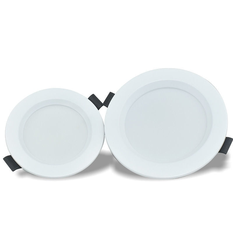 LED Downlight 220V 6W 9W 12W 18W 3 Colors 3000K 4000K 6000K Conversion White Ceiling Lamp Household Spot Lights Indoor Lighting