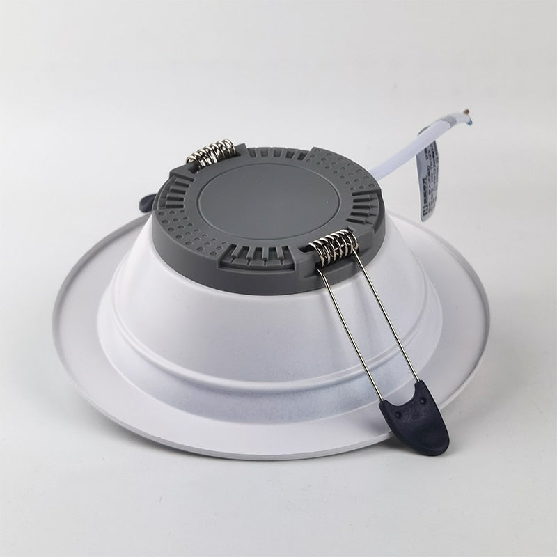 LED Downlight 220V 6W 9W 12W 18W 3 Colors 3000K 4000K 6000K Conversion White Ceiling Lamp Household Spot Lights Indoor Lighting