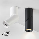 Dimmable Rotating 7W 9W 12W 15W COB LED Ceiling Downlights Spotlights AC110-220V LED Wall Lamp Warm Cold White Indoor Lighting