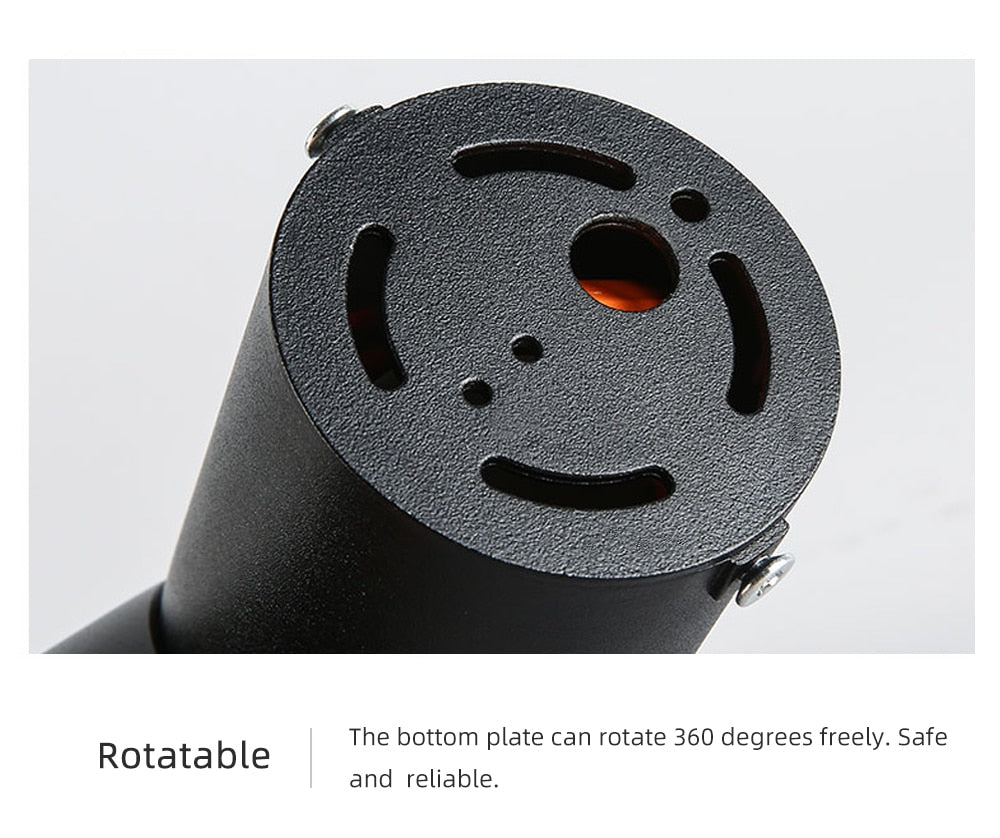 Dimmable Rotating 7W 9W 12W 15W COB LED Ceiling Downlights Spotlights AC110-220V LED Wall Lamp Warm Cold White Indoor Lighting