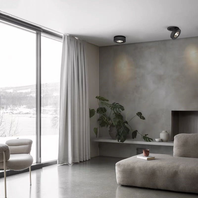 Slim LED Embedded Ceiling Down Lamp,Foldable And 360 Degree Rotatable Built in COB Spot Light Recessed Downlight Room Lam