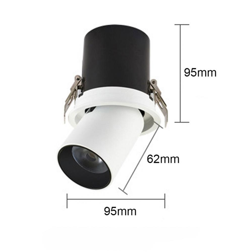 LED Downlight Embedded Ceiling Lamp Adjustable SpotLights Stretchable and Rotate Spot Light