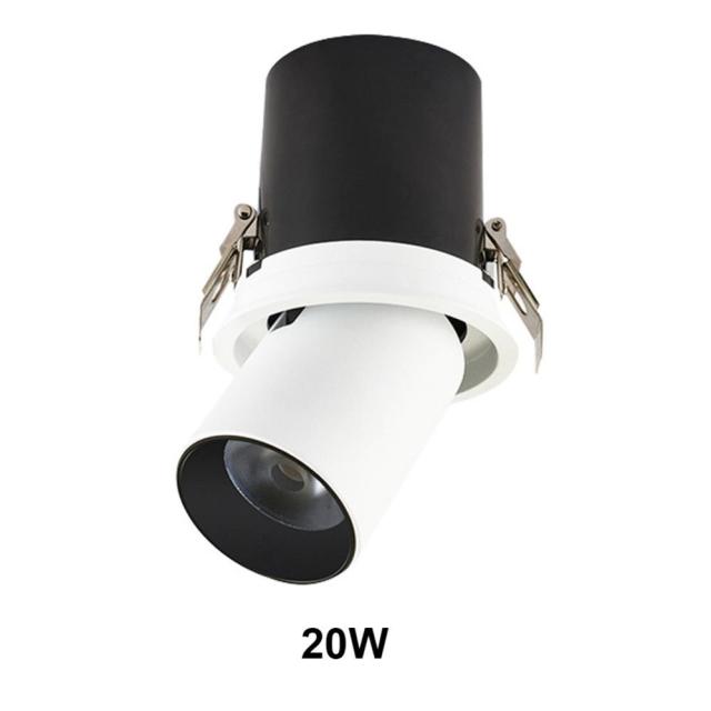 LED Downlight Embedded Ceiling Lamp Adjustable SpotLights Stretchable and Rotate Spot Light