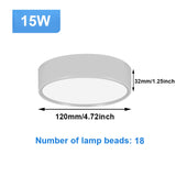 Ultra Thin LED Downlight Ceiling Lamp AC110-265V 5/10/15/25W Spot Led Lighting Fixture Panel Ceiling For Bedroom Corridor Stair