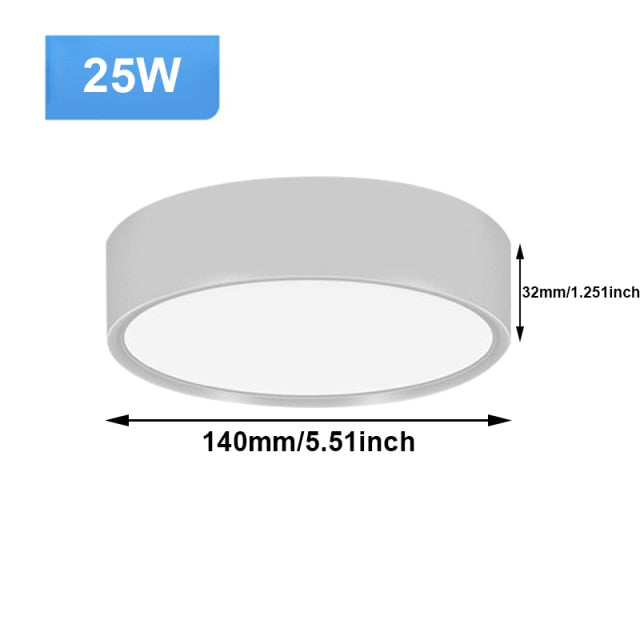 Ultra Thin LED Downlight Ceiling Lamp AC110-265V 5/10/15/25W Spot Led Lighting Fixture Panel Ceiling For Bedroom Corridor Stair