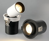 Kitchen Living room Indoor square Angle Adjust Stretchable LED COB Recessed Downlight 12W 15W 18W 24W LED Ceiling Spot