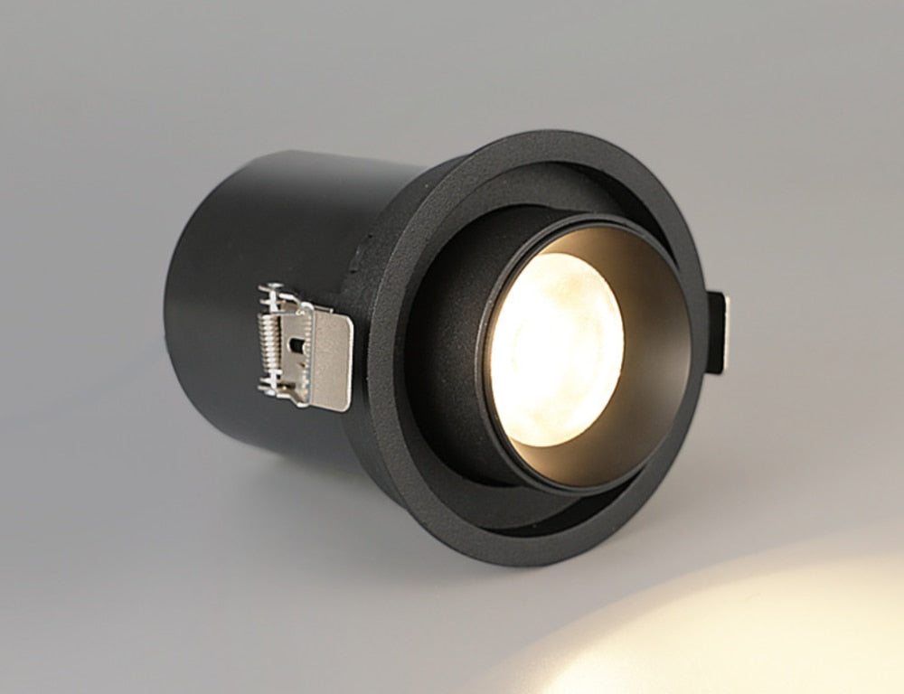 Kitchen Living room Indoor square Angle Adjust Stretchable LED COB Recessed Downlight 12W 15W 18W 24W LED Ceiling Spot