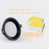 Led Panel Lights 12w 16w 22W Ceiling Spotlight Ac220V Led Downlight Cold White Warm Lamps Indoor Lighting SMD 2835 Bathroom Light