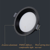 Led Panel Lights 12w 16w 22W Ceiling Spotlight Ac220V Led Downlight Cold White Warm Lamps Indoor Lighting SMD 2835 Bathroom Light